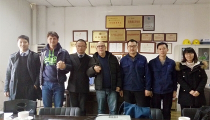 荷蘭客戶來我公司參觀考察